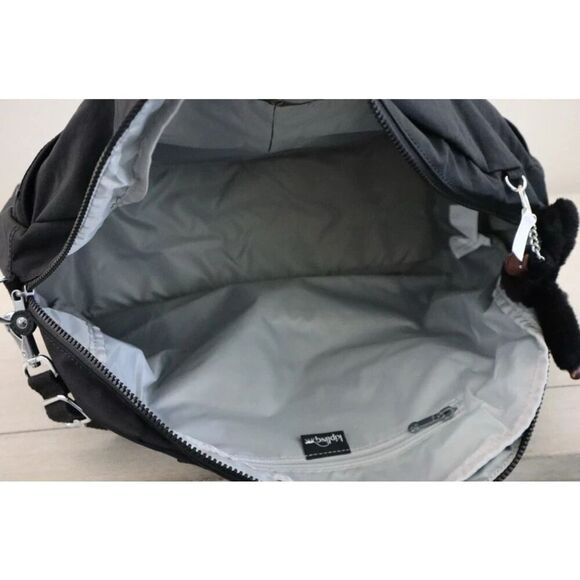 Kipling K15387-0DH Women's Lg. Black Eugina Crossbody Satchel Travel Bag - Picture 4 of 5